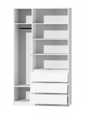 МС "Хилтон" Шкаф №2 1200 (Белый текстурный) в Ноябрьске - noyabrsk.mebel24.online | фото 3