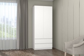 МС "Хилтон" Шкаф №3 900 (Белый текстурный) в Ноябрьске - noyabrsk.mebel24.online | фото