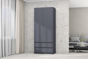 МС "Хилтон" Шкаф №3 900 (Графит) в Ноябрьске - noyabrsk.mebel24.online | фото