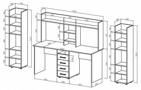 Набор для детской Остин-16 в Ноябрьске - noyabrsk.mebel24.online | фото 3