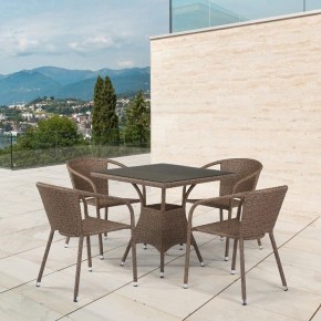 Набор уличный T197BT/Y137C-W56 Light brown (4+1) в Ноябрьске - noyabrsk.mebel24.online | фото 2