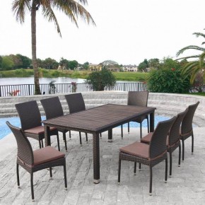 Набор уличный T347/Y380A-W53 Brown 8PCS в Ноябрьске - noyabrsk.mebel24.online | фото 2