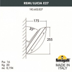 Накладной светильник Fumagalli Lucia 1R3.602.000.LYE27 в Ноябрьске - noyabrsk.mebel24.online | фото 2