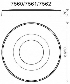 Накладной светильник Mantra Coin 7690 в Ноябрьске - noyabrsk.mebel24.online | фото 3