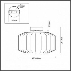Накладной светильник Odeon Light Binga 4746/1C в Ноябрьске - noyabrsk.mebel24.online | фото 3