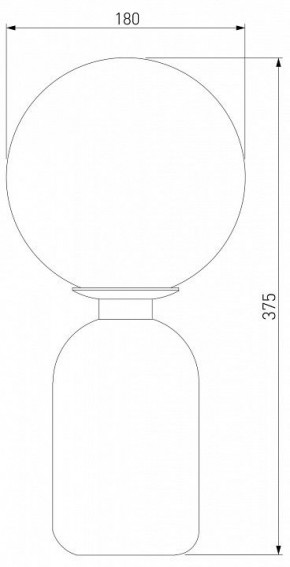 Настольная лампа декоративная Eurosvet Bubble 01197/1 белый в Ноябрьске - noyabrsk.mebel24.online | фото 2