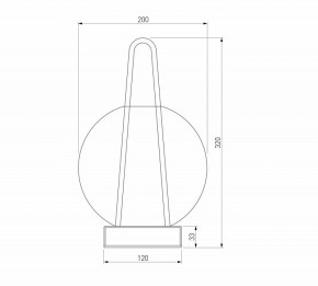 Настольная лампа декоративная Eurosvet Frasco 80507/1 синий в Ноябрьске - noyabrsk.mebel24.online | фото 2