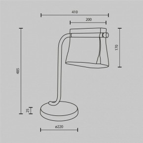Настольная лампа декоративная Maytoni Cabaret MOD170TL-L8BS3K в Ноябрьске - noyabrsk.mebel24.online | фото 7