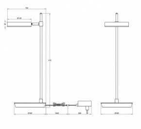 Настольная лампа декоративная Maytoni Fad MOD070TL-L8W3K в Ноябрьске - noyabrsk.mebel24.online | фото 3
