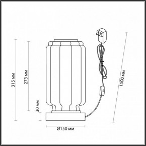 Настольная лампа декоративная Odeon Light Jam 5409/10TL в Ноябрьске - noyabrsk.mebel24.online | фото 4