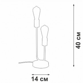 Настольная лампа декоративная Vitaluce V3005 V3005-1/2L в Ноябрьске - noyabrsk.mebel24.online | фото 5