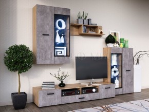 Нэнси New Полка навесная (ЛДСП) Сонома в Ноябрьске - noyabrsk.mebel24.online | фото 2