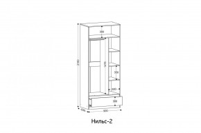 НИЛЬС - 2 Шкаф в Ноябрьске - noyabrsk.mebel24.online | фото 2
