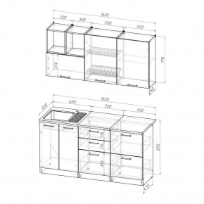 ОЛЬГА Кухонный гарнитур Стандарт 4 (1600 мм) в Ноябрьске - noyabrsk.mebel24.online | фото 2