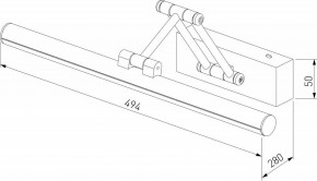 Подсветка для картины Elektrostandard Monza a064138 в Ноябрьске - noyabrsk.mebel24.online | фото 4
