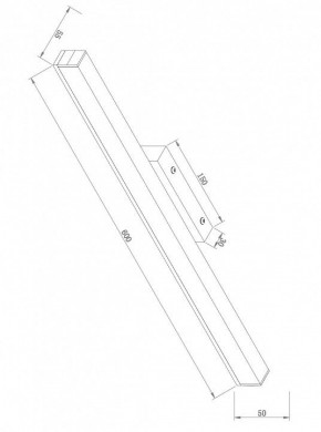 Подсветка для зеркала Maytoni Fichte MIR012WL-L14W4K в Ноябрьске - noyabrsk.mebel24.online | фото 3