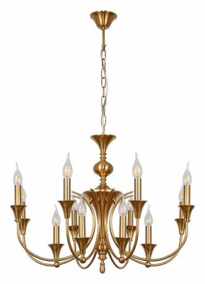Подвесная люстра Arte Lamp Collinetta A4094LM-12PB в Ноябрьске - noyabrsk.mebel24.online | фото 2