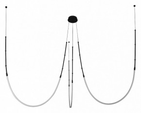 Подвесная люстра Arte Lamp Klimt A2850SP-38BK в Ноябрьске - noyabrsk.mebel24.online | фото