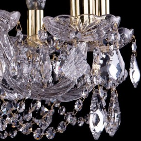 Подвесная люстра Bohemia Ivele Crystal 1402 1402/10/240/G/Leafs в Ноябрьске - noyabrsk.mebel24.online | фото 3