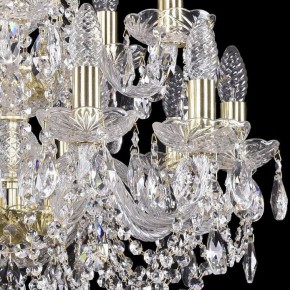 Подвесная люстра Bohemia Ivele Crystal 1402 1402/10+5/195/2d/G в Ноябрьске - noyabrsk.mebel24.online | фото 2