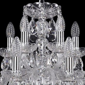 Подвесная люстра Bohemia Ivele Crystal 1402 1402/12+6/240/Ni в Ноябрьске - noyabrsk.mebel24.online | фото 4