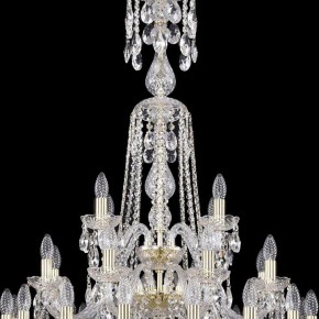 Подвесная люстра Bohemia Ivele Crystal 1402 1402/16+8+4/300/XL-123/3D/G в Ноябрьске - noyabrsk.mebel24.online | фото 5