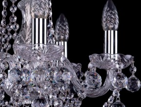 Подвесная люстра Bohemia Ivele Crystal 1402 1402/5/141/Ni/Balls в Ноябрьске - noyabrsk.mebel24.online | фото 2