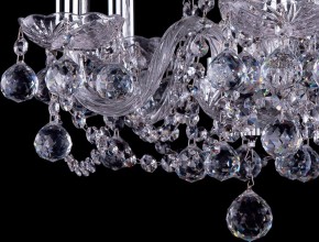Подвесная люстра Bohemia Ivele Crystal 1402 1402/5/141/Ni/Balls в Ноябрьске - noyabrsk.mebel24.online | фото 3