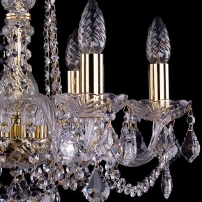 Подвесная люстра Bohemia Ivele Crystal 1402 1402/6/160/G/Leafs в Ноябрьске - noyabrsk.mebel24.online | фото 2