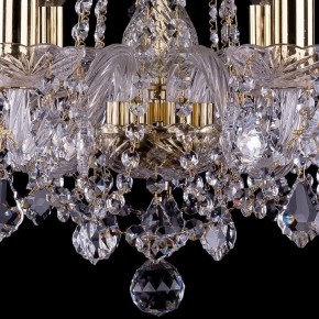 Подвесная люстра Bohemia Ivele Crystal 1402 1402/6/160/G/Leafs в Ноябрьске - noyabrsk.mebel24.online | фото 3