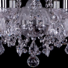 Подвесная люстра Bohemia Ivele Crystal 1402 1402/6/160/Ni/Leafs в Ноябрьске - noyabrsk.mebel24.online | фото 3