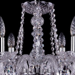 Подвесная люстра Bohemia Ivele Crystal 1402 1402/6/195/Ni в Ноябрьске - noyabrsk.mebel24.online | фото 5