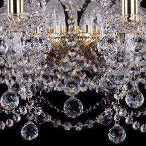 Подвесная люстра Bohemia Ivele Crystal 1411 1411/10+5/240/G/Balls в Ноябрьске - noyabrsk.mebel24.online | фото 3