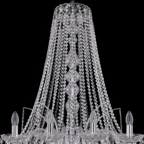 Подвесная люстра Bohemia Ivele Crystal 1411 1411/18/400/h-113/Ni в Ноябрьске - noyabrsk.mebel24.online | фото 4