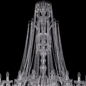 Подвесная люстра Bohemia Ivele Crystal 1411 1411/24/530/XL-163/Ni в Ноябрьске - noyabrsk.mebel24.online | фото 4