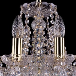 Подвесная люстра Bohemia Ivele Crystal 1413 1413/10/165/G/Leafs в Ноябрьске - noyabrsk.mebel24.online | фото 4