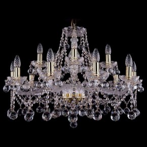 Подвесная люстра Bohemia Ivele Crystal 1413 1413/10+5/300/G/Balls в Ноябрьске - noyabrsk.mebel24.online | фото