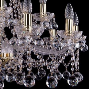 Подвесная люстра Bohemia Ivele Crystal 1413 1413/10+5/300/G/Balls в Ноябрьске - noyabrsk.mebel24.online | фото 3