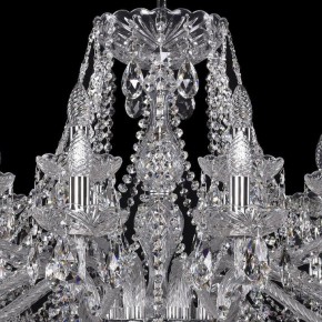 Подвесная люстра Bohemia Ivele Crystal 1413 1413/16+8/400/Ni в Ноябрьске - noyabrsk.mebel24.online | фото 4