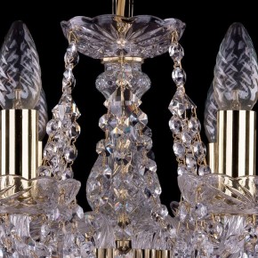Подвесная люстра Bohemia Ivele Crystal 1413 1413/6/141/G/Leafs в Ноябрьске - noyabrsk.mebel24.online | фото 4