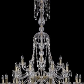 Подвесная люстра Bohemia Ivele Crystal 1415 1415/16+8+4/400/XL-185/2d/G в Ноябрьске - noyabrsk.mebel24.online | фото 4
