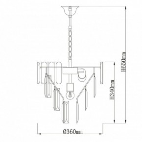 Подвесная люстра De City Бриз 35 111014205 в Ноябрьске - noyabrsk.mebel24.online | фото 8