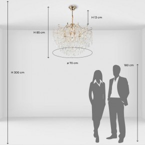 Подвесная люстра De City Бриз 38 111016006 в Ноябрьске - noyabrsk.mebel24.online | фото 8