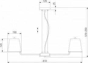 Подвесная люстра Eurosvet Amaretto 60155/8 хром в Ноябрьске - noyabrsk.mebel24.online | фото 5