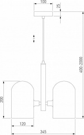 Подвесная люстра Eurosvet Bambola 50357/3 латунь в Ноябрьске - noyabrsk.mebel24.online | фото 4