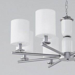 Подвесная люстра Eurosvet Caprera 60146/8 никель в Ноябрьске - noyabrsk.mebel24.online | фото 6
