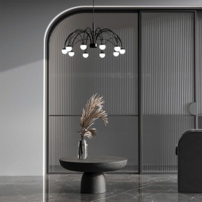 Подвесная люстра Eurosvet Ragno 90034/10 LED черный в Ноябрьске - noyabrsk.mebel24.online | фото 4