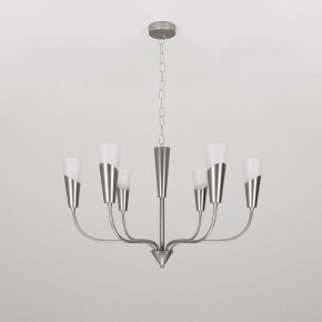 Подвесная люстра Eurosvet Rhyton 60167/6 никель в Ноябрьске - noyabrsk.mebel24.online | фото 4