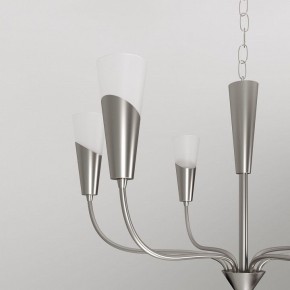 Подвесная люстра Eurosvet Rhyton 60167/6 никель в Ноябрьске - noyabrsk.mebel24.online | фото 8