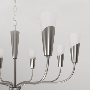 Подвесная люстра Eurosvet Rhyton 60167/8 никель в Ноябрьске - noyabrsk.mebel24.online | фото 8